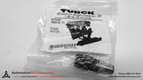 TURCK RSSW 45-TR PROFIBUS TERMINATING RESISTOR CONNECTOR, NEW