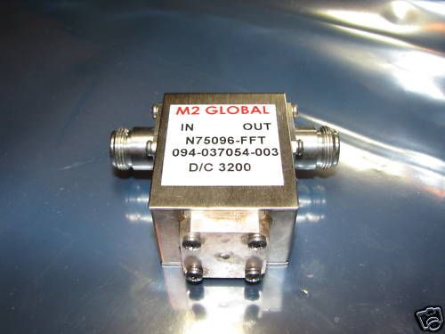 M2 GLOBAL, Coax Isolator Type N connectors 20dB