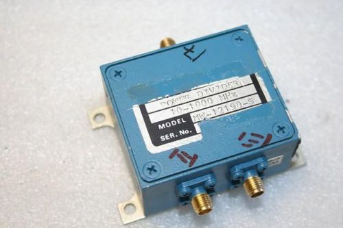 AEL/Elisra Power Divider 10 - 1000 MHz MW-12190-S SMA 2 Way