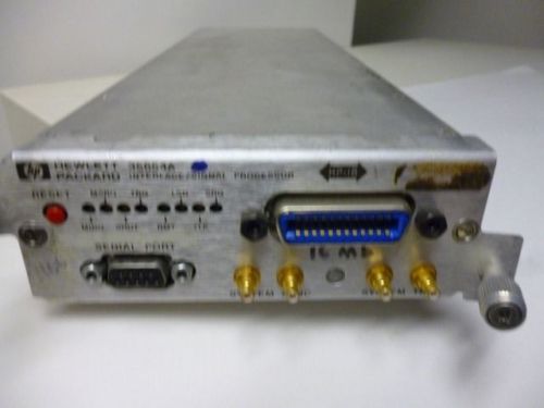 Hp/agilent  35654a interface/signal processor, option k16,  l80 for sale