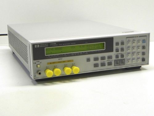 4349b hp/agilent , high resistance meter, 4-channel, dc for sale