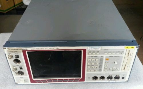 rohde schwarz audio Analyzer DC.  110 khz. Upl