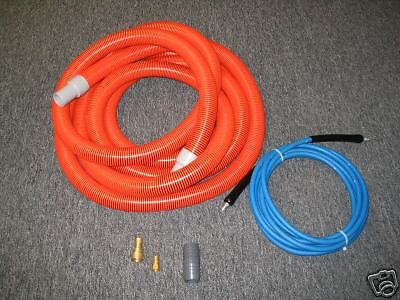 1.5&#034; x 25&#039; Vacuum Hose, 1/4&#034;x 25&#039; Solution Hose Package