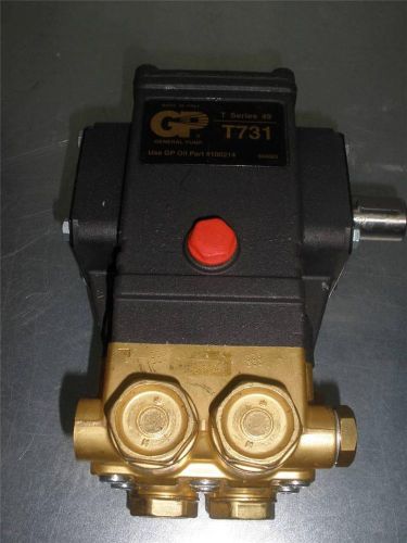 General pump t731 solid shaft duplex plunger pump t series 49 for sale