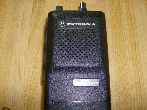 motorola p200 low band 30-36 mhz 6 channel scan 10 meter ham