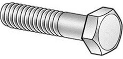 USA Made 1/2-13x1 1/2 Grade 8 Hex Bolt / Cap Screw - USA UNC Yellow Zinc Pk 25