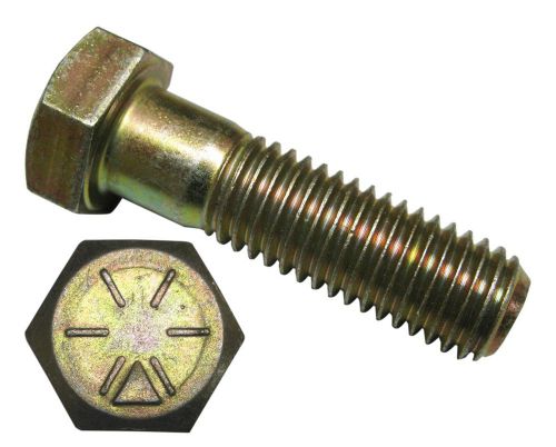 Infasco 3/4-10x3 1/2 Grade 8 Hex Bolt / Cap Screw UNC Yellow Zinc Pk 35