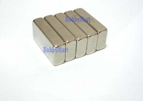 5pcs for 20 x 10 x 5mm Super Strong Neodymium Block Magnets N35