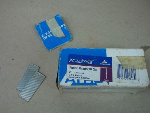 ACCUCHOICE # 408846  2&#034; 16 GAUGE BRADS  ORIGINAL ATRO FASTENERS MADE IN ITALY