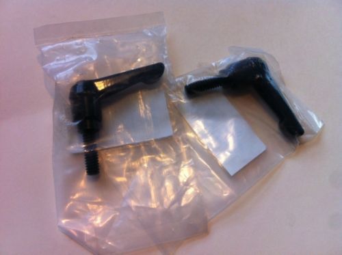 1/4&#034; X 20 Threaded Steel Lever Handles. 3/4&#034; Length. 1 PAIR. Monroe Brand.  New.