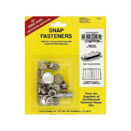 Lord &amp; Hodge 1110 Snap Fastener Kit-SNAP FASTENER KIT