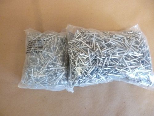 MS20470E4-24A , 1/8&#034; SHANK X 1-1/2&#034; LONG ALUMINUM AIRCRAFT SOLID RIVETS (4 LBS)