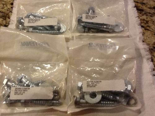 1/2 inch lags zinc plated screws with washers and lock washers for sale
