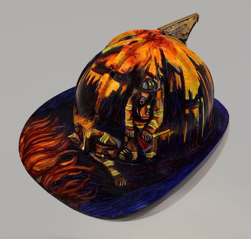 Custom Painted Firefighter Helmet (Cairns 1010)