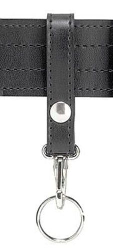 Safariland 169S-2PBL Black Plain Keystrap w/Heavy-Duty Metal Spring Hook