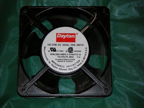 DAYTON 105 CFM AC AXIAL FAN 4WT47