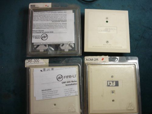 LOT OF 4 VARIOUS JOHNSON CONTROLS FIRE ALARM CONTROL MODULES