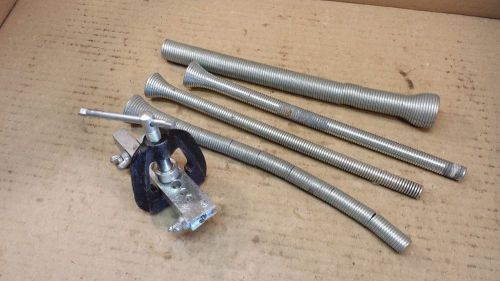 3/16 - 5/8  flaring tool, set 4 spring tubing bender 1/4&#034;, 5/15&#034;, 3/8&#034;, 1/2&#034; for sale