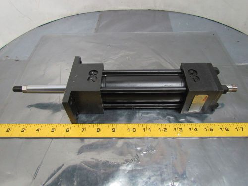 Hydro-line hydraulic cylinder 1-1/2&#034; bor 4&#034; stroke double rod n5 series for sale