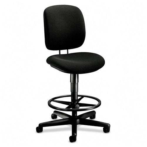 The HON COMPANY 5905AB10T Swivel Pneumatic Task Stool 26-3/4inx30inx49-3/4in Bla