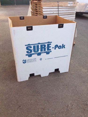 New pallet of 20 sure pak pallet shipping gaylord boxes 47&#034; l by 37&#034; w by 43.5&#034; for sale
