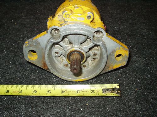 Cessna industrial hydraulic oil gear pump b 24307 lad 9 spline .060&#034; input shaft for sale