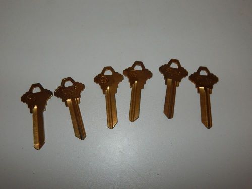 6 Key Blanks STAR 6SH7  Locksmith Lot