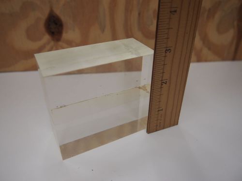 Plastic scintillator 3&#034; x 2-7/8&#034; x 1-5/16&#034; for radiation detector Bicron BC404