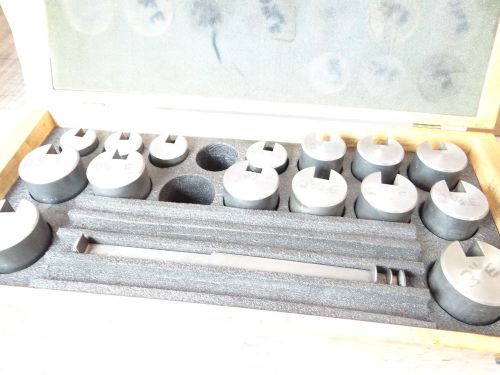 Dumore bushing set 2&#039;-3&#034; d &amp; e w/ case for sale