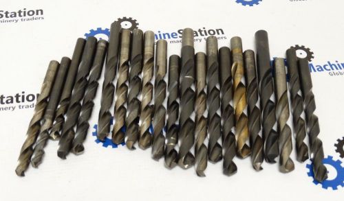 ASSORTMENT OF HIGH SPEED STEEL DRILLS #W - 14.8MM