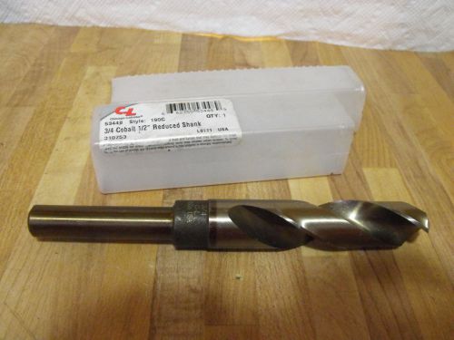 CHICAGO LATROBE REDUCED SHANK DRILL BIT 3/4&#034; BIT 1/2&#034; SHANK