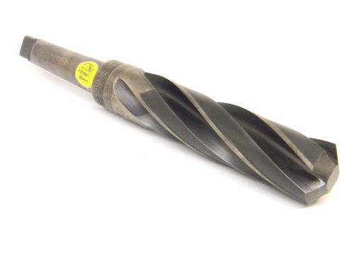 USED NATIONAL USA 1-11/32&#034; TAPER SHANK CORE TWIST DRILL 1.343&#034; #3MT