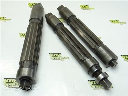 NICE LOT OF 3 HSS HEAVY DUTY EXPANSION REAMERS 1-15/16&#034; TO 2-1/4&#034; MORSE