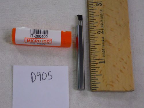 1 NEW MICRO 100 SOLID CARBIDE THREADING BORING BAR.   IT-200400 {D905}