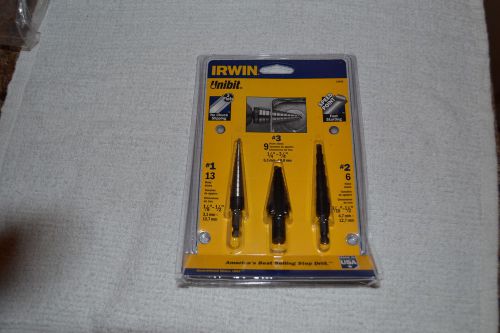 IRWIN UNIBIT SPEED POINT 3 IN PACKAGE #10502 #1 #2 #3 NEW SHIP FAST