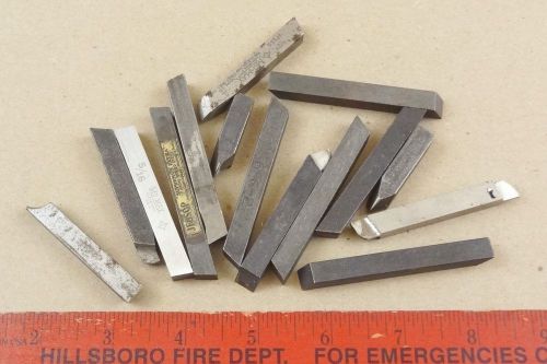 NICE LOT OF 15 METAL 5/16&#034; CUTTING TOOL BITS 4 MACHINIST LATHE