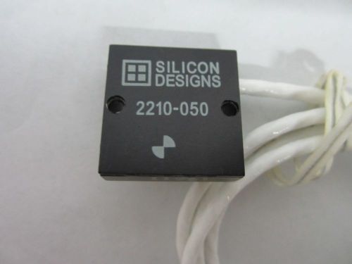 ACCELEROMETER SILICON DESIGNS LOW NOISE 2210-050 VIBRATION SENSOR BIN#J7-95