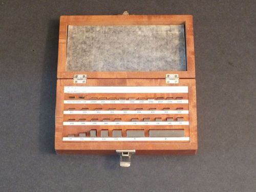 Fowler Gage Gauge Block Set  No. E 3 Complete  --  Jo Blocks