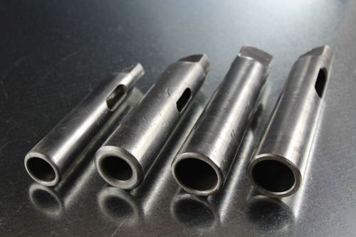 MORSE TAPER SHANK DRILL SLEEVE ADAPTERS 2-3 MT, 2-4 MT &amp; 3-4 MT COLLIS CTD