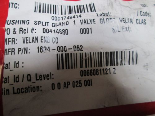 VELAN 1634-000-062 BUSHING *NEW OUT OF BOX*