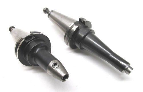 TECHNIKS 1/8&#034; &amp; ERI 3/8&#034; ENDMILL TOOL HOLDERS w/ CAT40 SHANKS