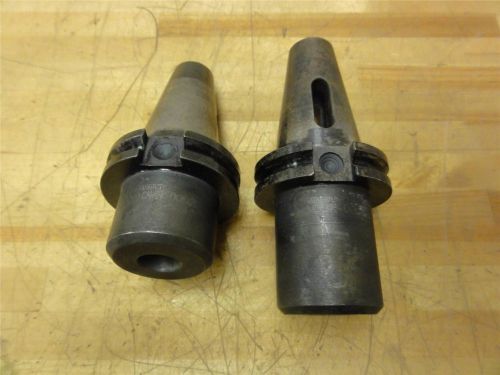 (2) Command CAT40 Mosre Taper Tool Holders C4M4-0003 #3 taper C4M4-0002 #2 taper