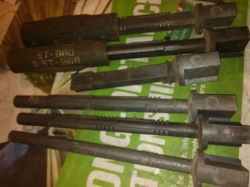 6) MISCELLANEOUS SUNNEN HONE MANDRELS. 1.250, 1.140, .960 .900, 840,.720