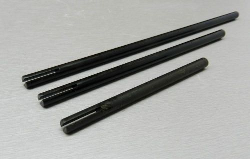 CORE SANDING INTERNAL HOLES SLOTTED MANDREL SPLIT END HEAD 1/4&#034; THICK -3 LENGTHS