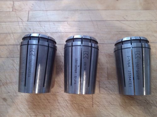 3- kennametal 150 tg sizes 33/64&#034;,31/32&#034;, 1 7/64&#034;  150tg0969 in great condition for sale