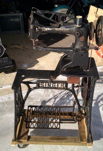 Singer 29K51 Industrial Leather Sewing Machine 1929 Complete Working