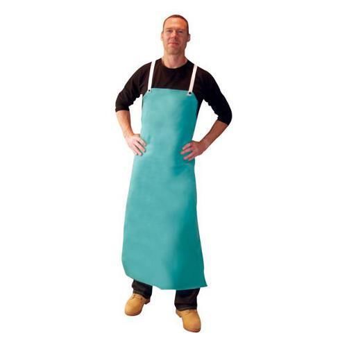 Tillman 6248 24&#034; X 48&#034; 9 oz. Green Flame Resistant Cotton Bib Apron