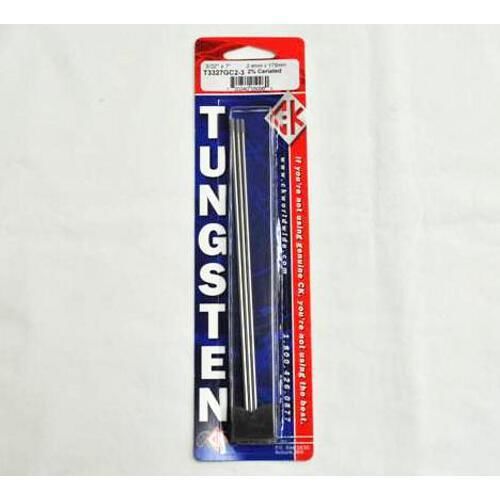 CK T3327GC2-3 2% Ceriated Tungsten Electrode  3/32&#034; X 7&#034; Pkg = 3