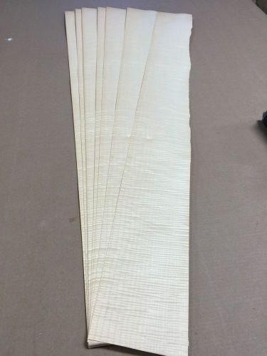 Wood Veneer Curly Maple 5x48 18pcs total Raw Veneer  &#034;EXOTIC&#034; CM4 12-31