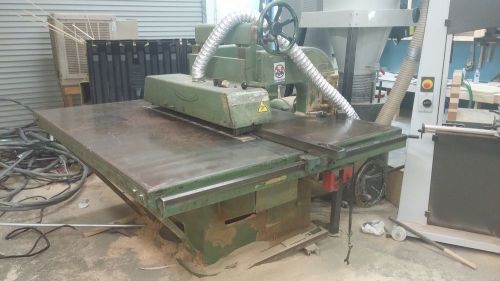 20 HP Marion Glue Line Saw.